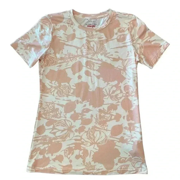 Wrangler ATG Women’s Performance Floral Tee Size Small - Picture 1 of 8